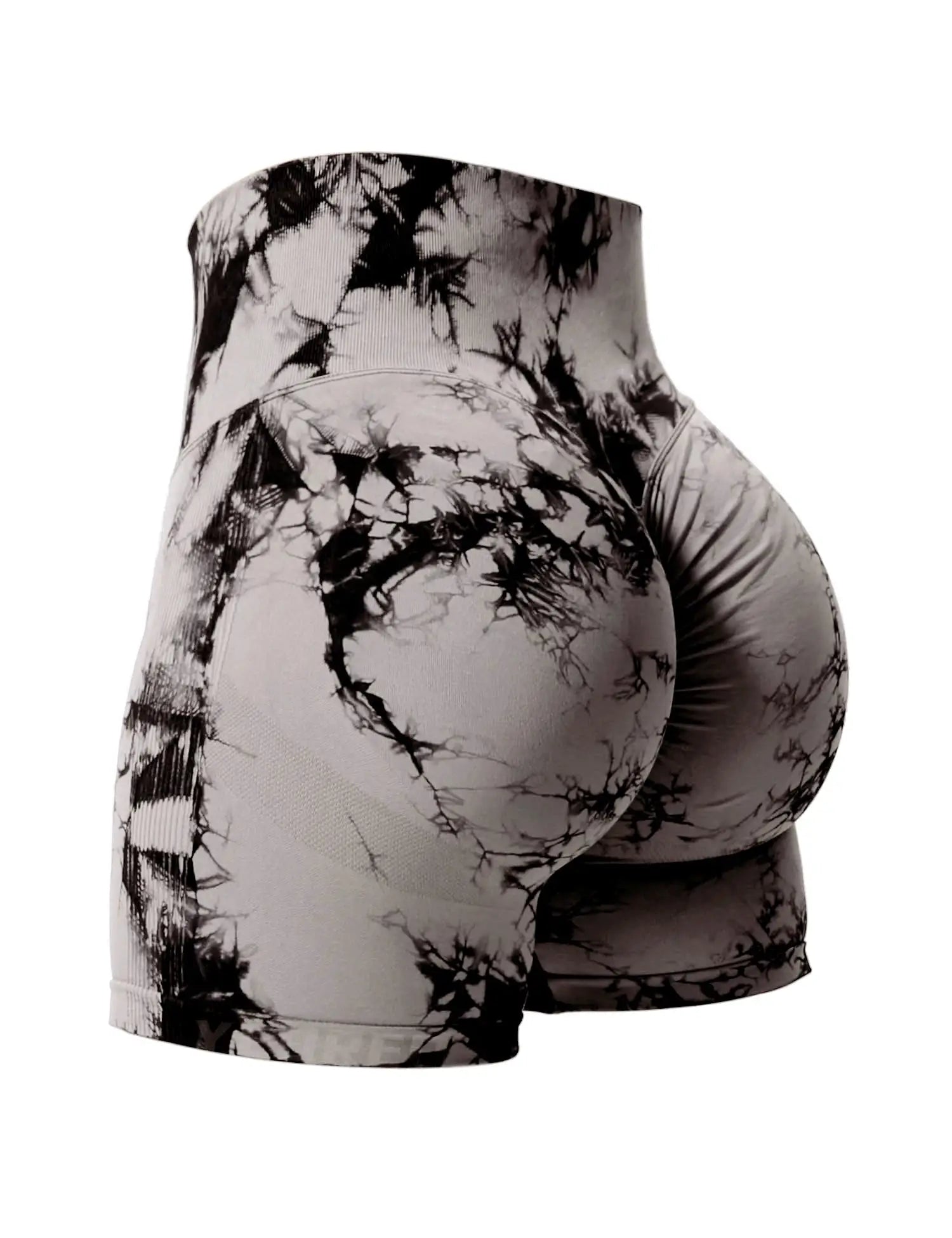 NovaFlex Tie Dye Butt Lifting Seamless Gym Shorts 2 Pack High Waist Nylon Elastane For Workout