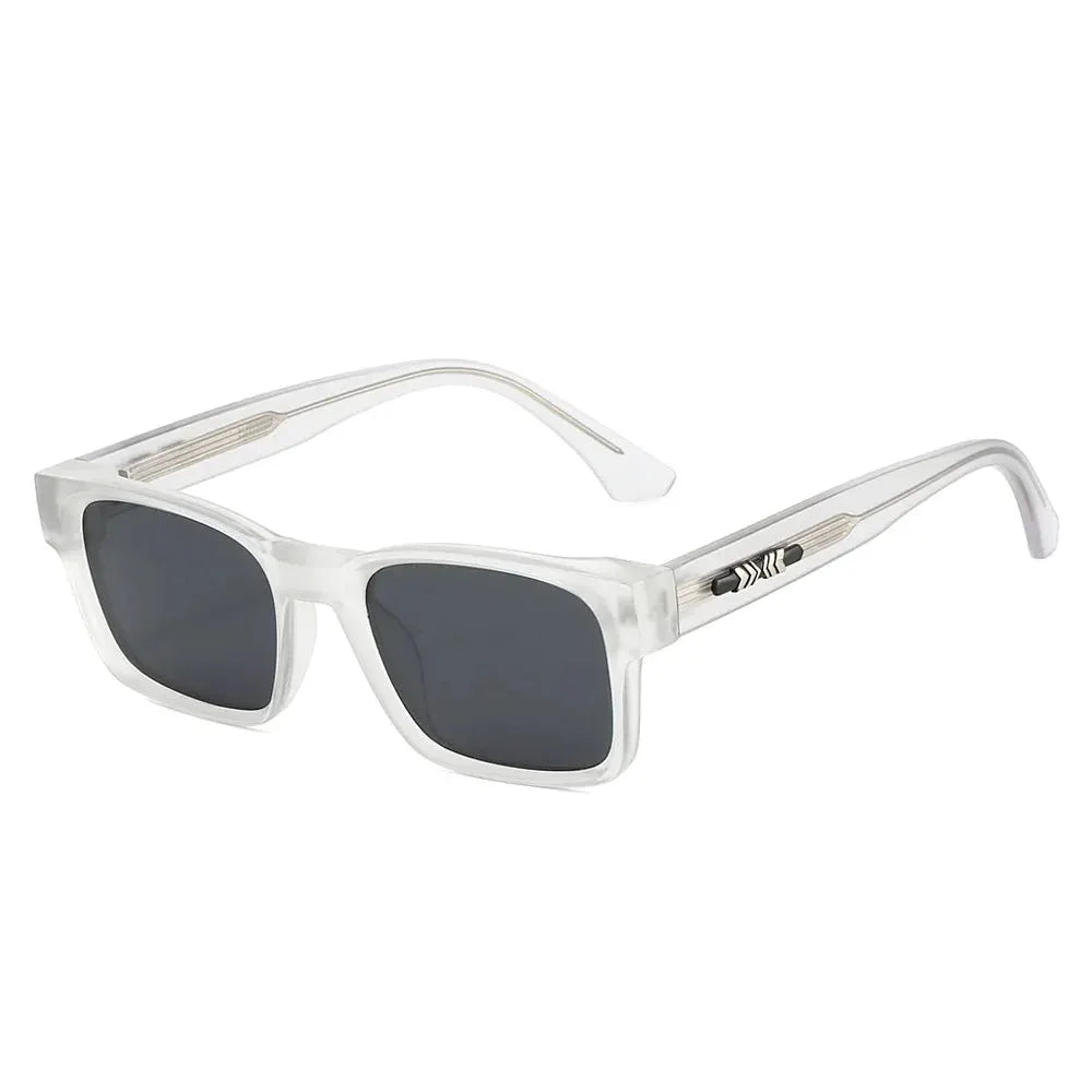 Quality Square Polarized Sunglasses For Men And Unisex With Durable Metal Core UV400 Protection