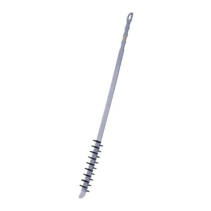 Deep Cleaning Washing Machine Brush with extra-long gray handle and sponge bristles by Simples Market