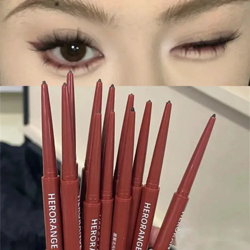 LumiLiner 12 Color Eyeliner Pencil Set Waterproof Matte Finish For Precise Eye Definition