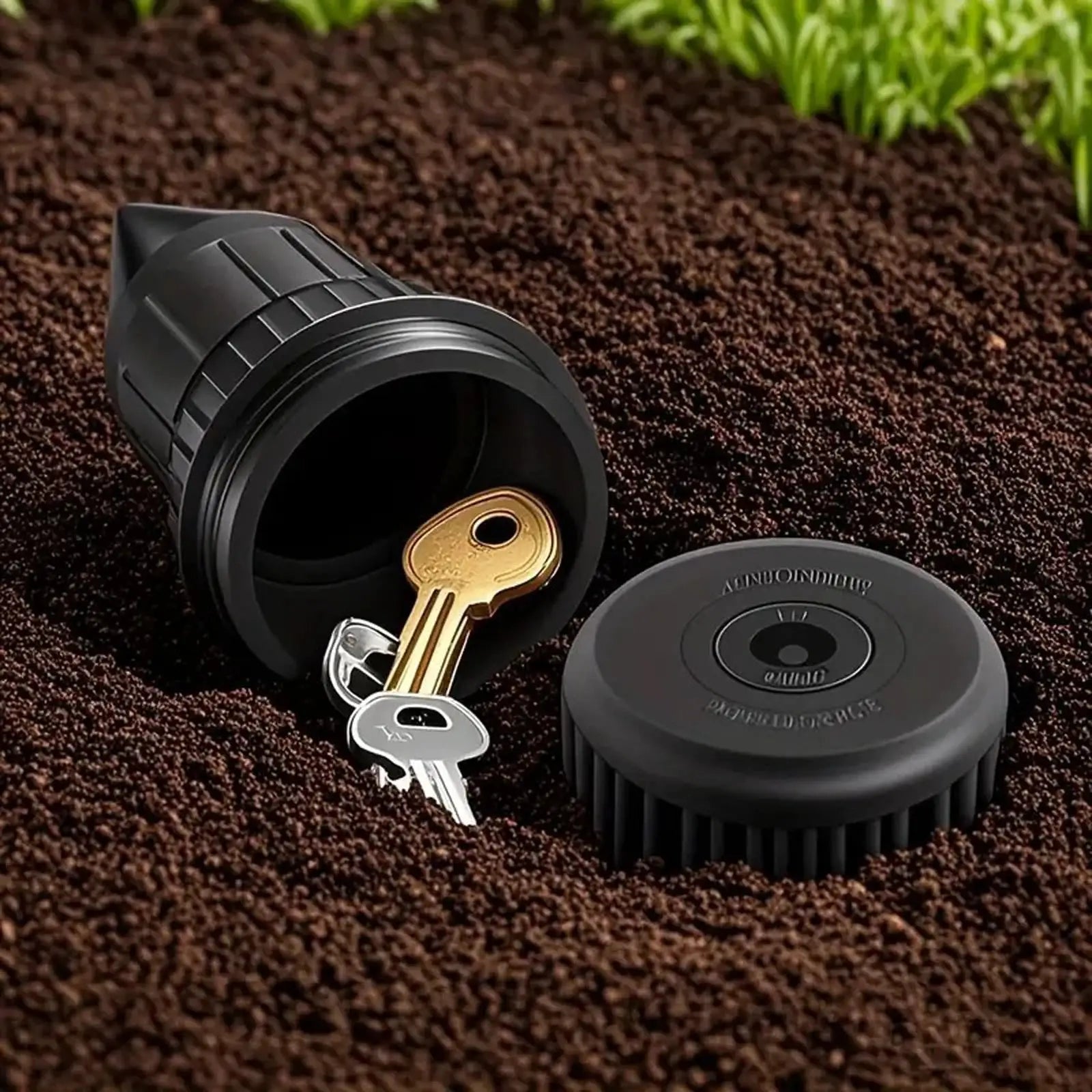 Sprinkler Key Hider Realistic Garden Sprinkler Head Safe For Outdoor Yard Emergency Cash And Keys Easy Push Into Ground