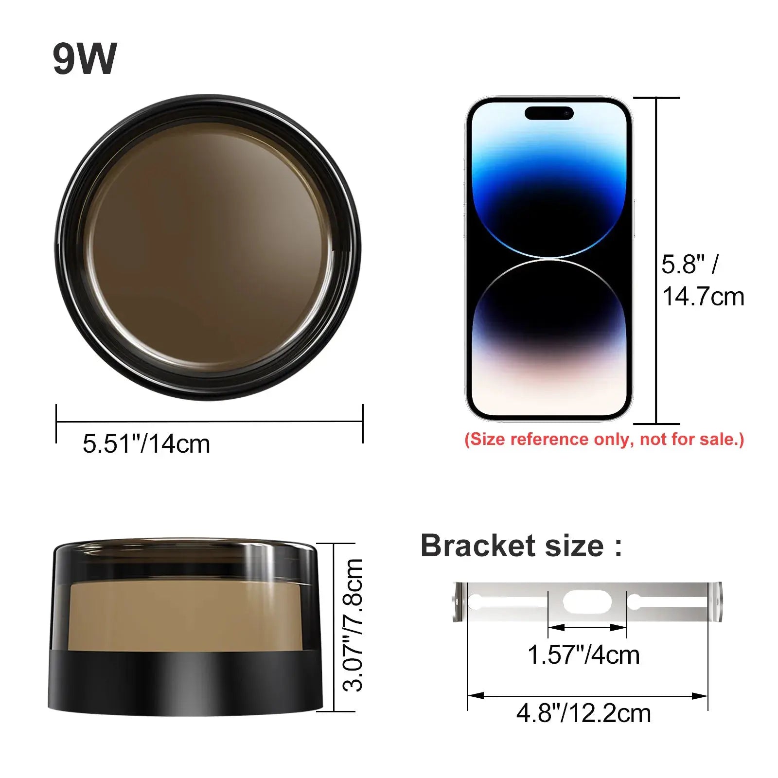 Simples Market LVL 9W round LED wall lamp in smokey grey, IP65 waterproof indoor/outdoor sconce