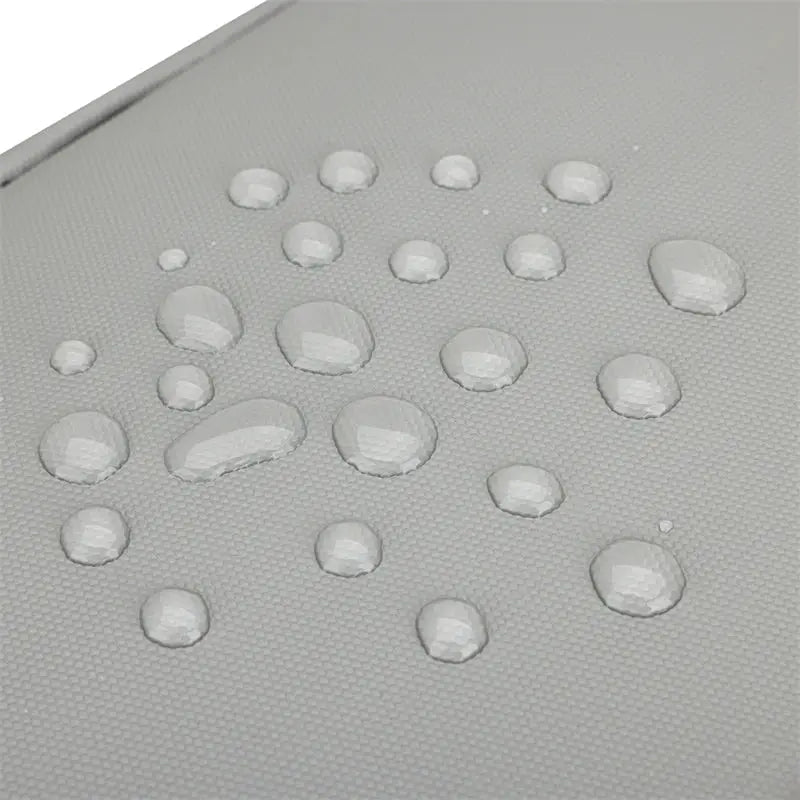 USB Charging Urban Man Backpack waterproof gray fabric with water droplets