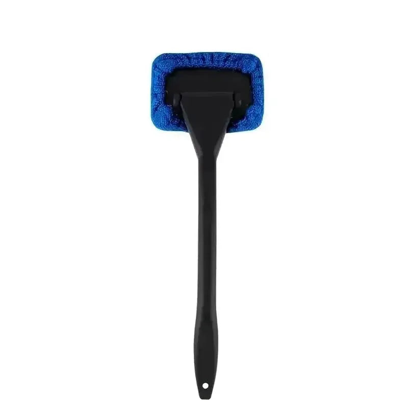 Simples Market windshield wash tool window cleaning brush with long black handle and blue sponge head.