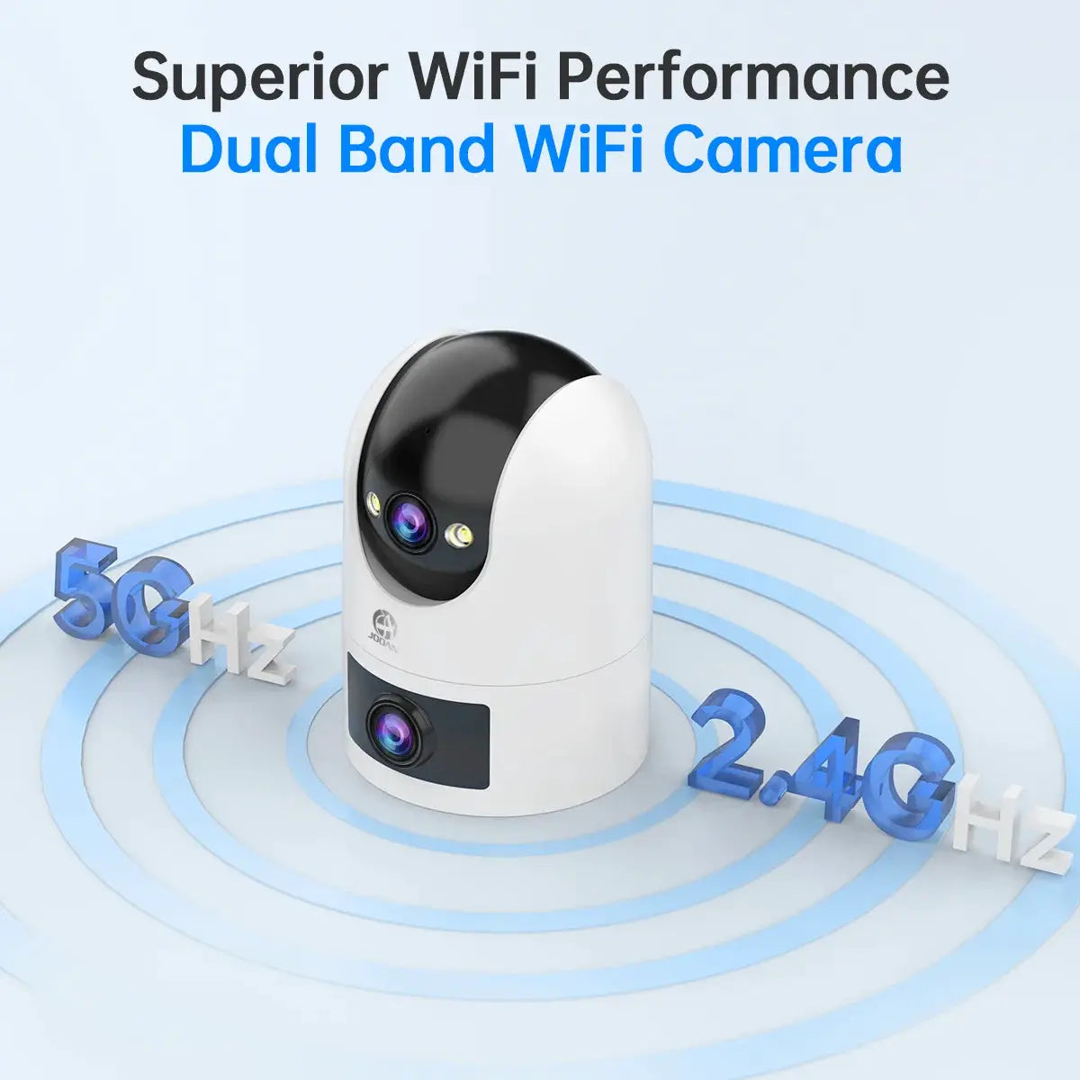 4K PTZ IP camera outdoor waterproof dual-lens security camera with 5G/2.4G WiFi, auto-tracking, white body