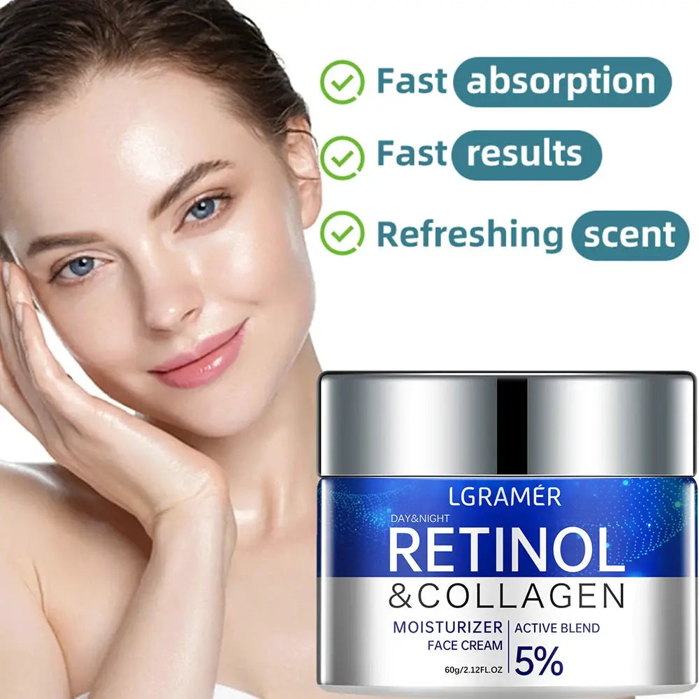 NovaDerma Retinol Radiance Cream Fades Fine Lines Tightens Skin And Deep Hydration For Youthful Glow