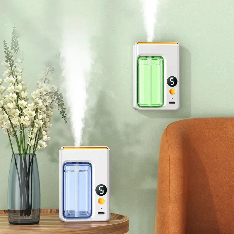 Automatic Diffuser Aromatherapy Car Perfume With Display And Essential Oil Humidifier Jasmine Scent Air Freshener