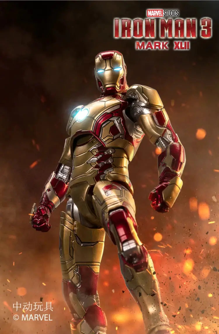ZDTDS Iron Man Avengers MK37 Hammerhead MK12 MK38 Igor MK9 Iron Patriot War Machine Action Figure Collectible Toy
