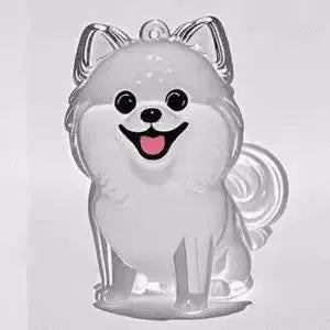 Transparent Dog Hair Storage Pendant Keychain For Memorial Keepsake DIY Fur Bottle For Pet Lovers