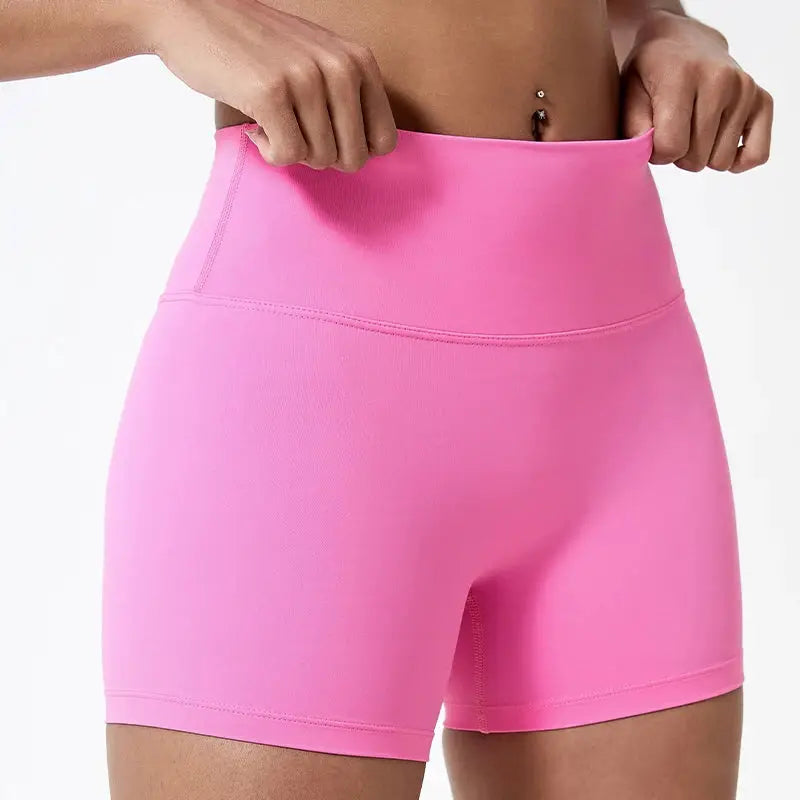 Hearuisavy Womens Running Shorts Compression High Waist Buttock Lift Leggings For Cycling Yoga Breathable Fitness Gear
