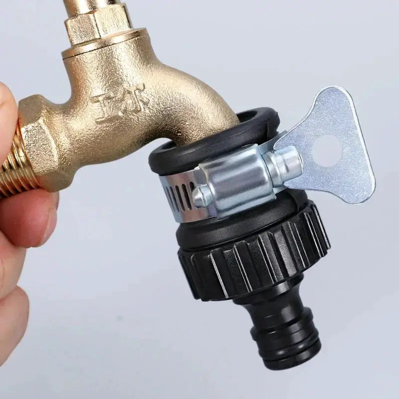 Durable Universal Water Faucet Adapter 2 Pack Plastic Hose Fittings Quick Connect For Car Washing Garden Irrigation