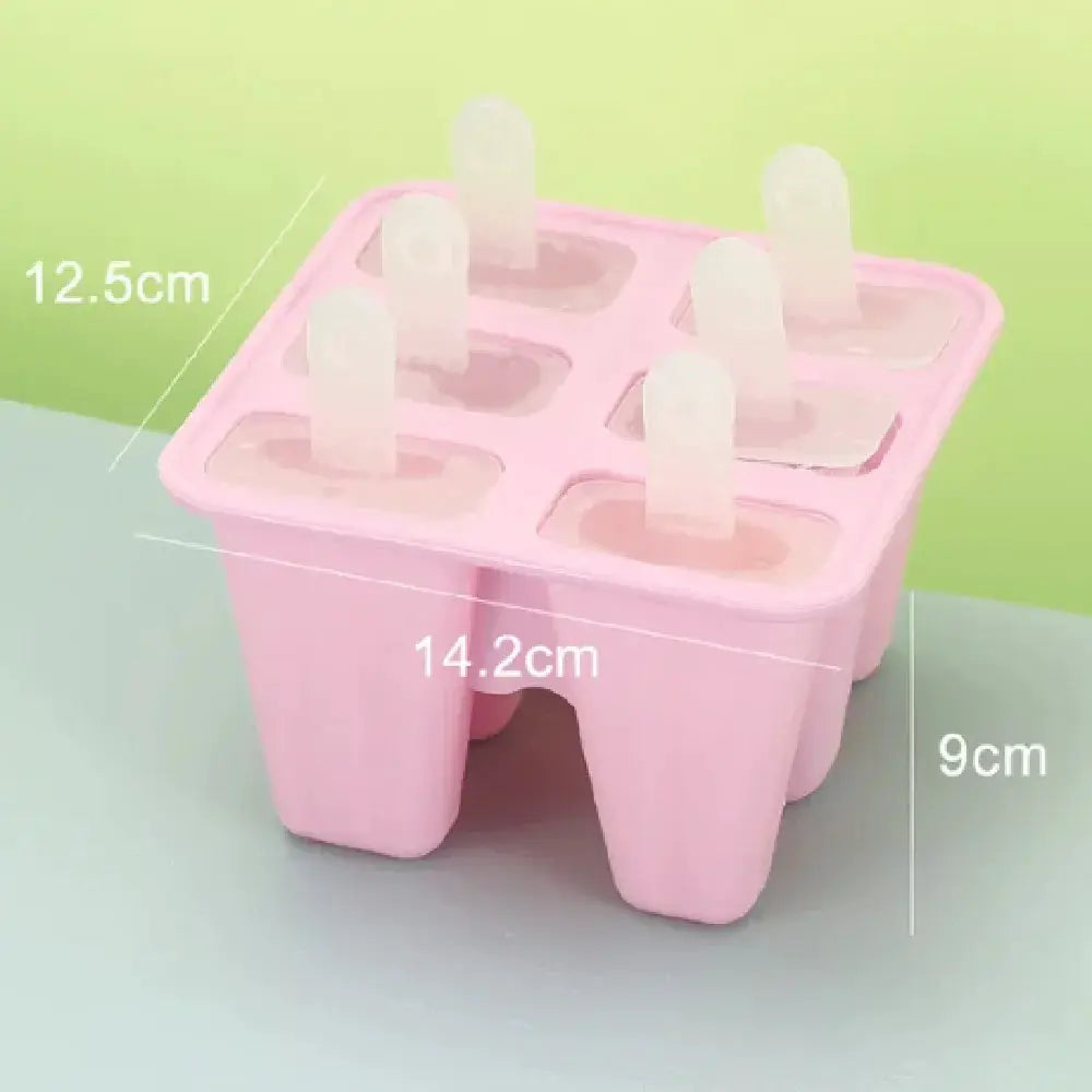 10 Piece Silicone Popsicle Molds BPA Free Easy Release Nonstick Ice Pops Food Grade Durable