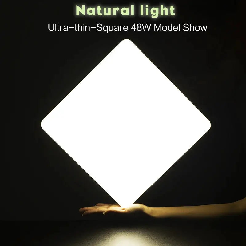 MARPOU square LED ceiling lamp ultra-thin white panel light