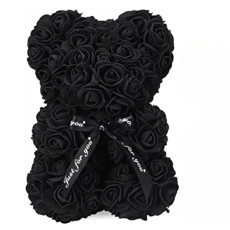 2026 Eternal Rose Teddy Bear Gift With Artificial Flower For 520 Mom Mothers Day Valentines Day Anniversary Decor