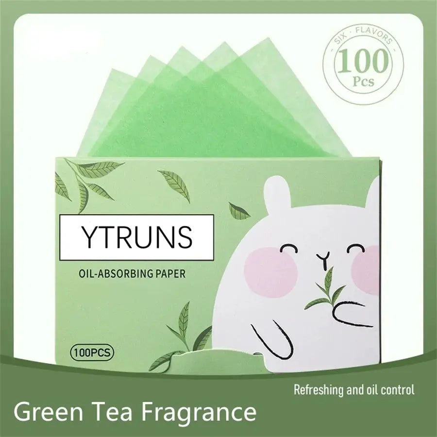 Fragrance Oil Absorbing Blotting Papers 100 Count Gardenia Chamomile Lavender Rose Bamboo Charcoal For Men And Women