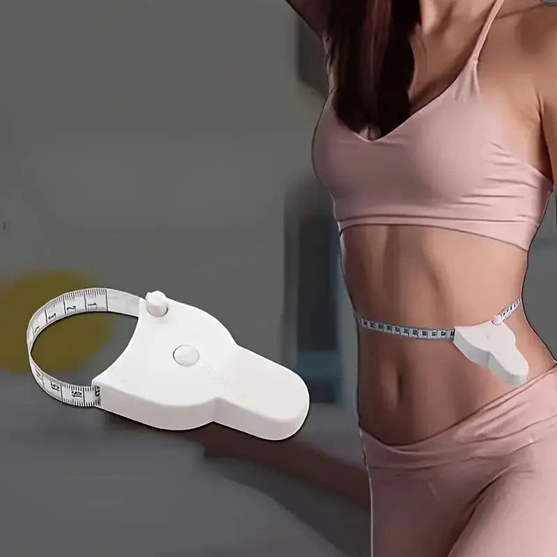 Body Fat Caliper And Waist Measurement Tape Set Handheld Portable Fitness Measuring Tool
