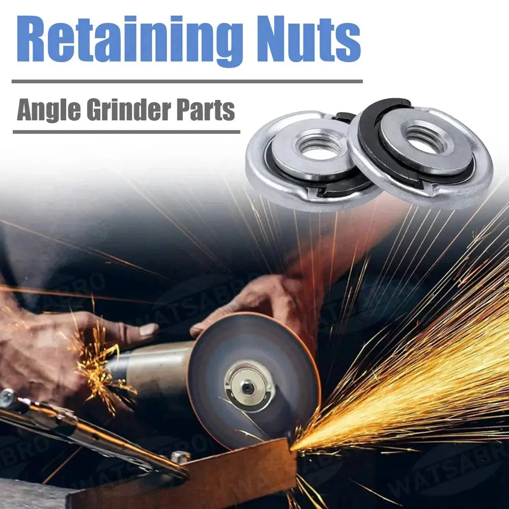 M14 Angle Grinder Quick Release Self Locking Flange Nut for Replacement and Fixing Cutting Discs