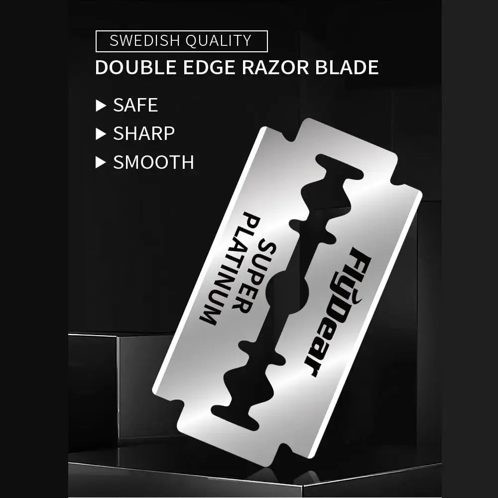 Old Fashioned Stainless Steel Double Sided Safety Razor For Barber Shaving And Home Grooming Tools