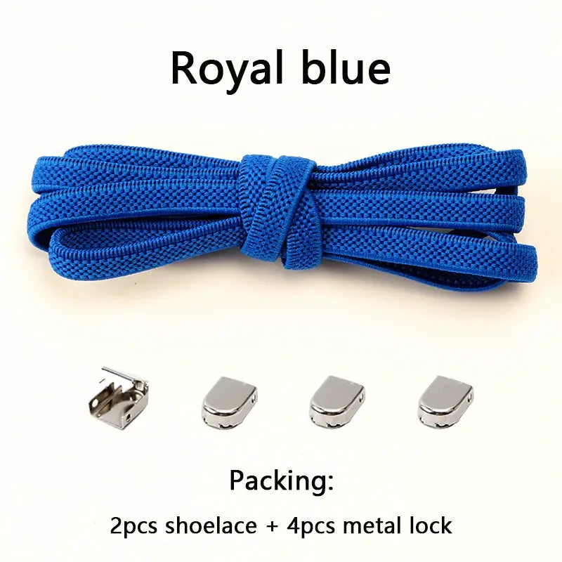 FlexFit No Tie Elastic Shoelaces One Size Fits All Adults And Kids Quick Slip On Shoes