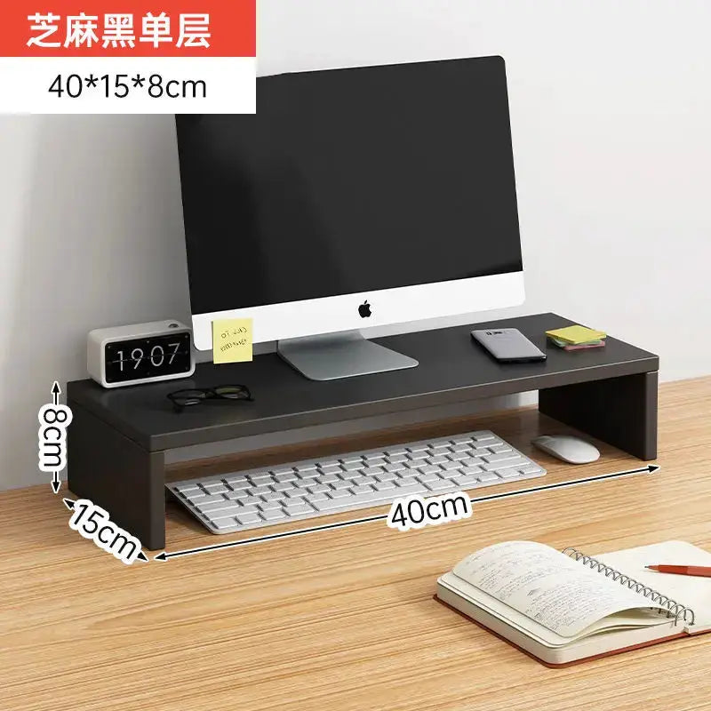 Monitor Riser Stand Ergonomic Laptop Stand Desk Organizer Keyboard Storage For Home Office