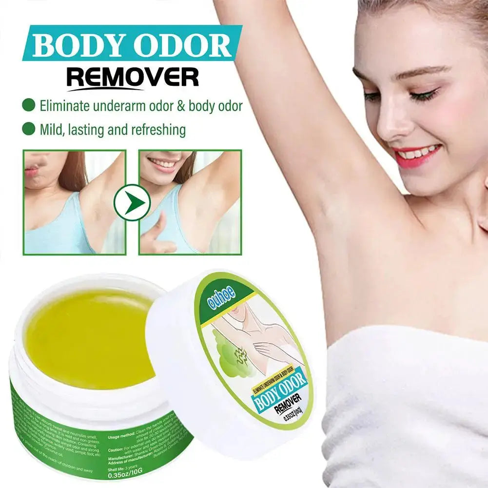 Simples Market body odor remover deodorant cream, natural plant extract, 10g jar for underarms