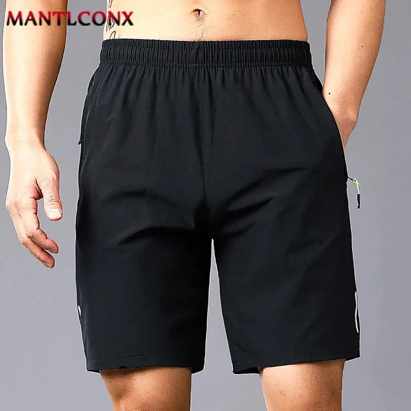 Simples Market 3XL quick-dry men's jogging shorts, black, lightweight breathable running shorts