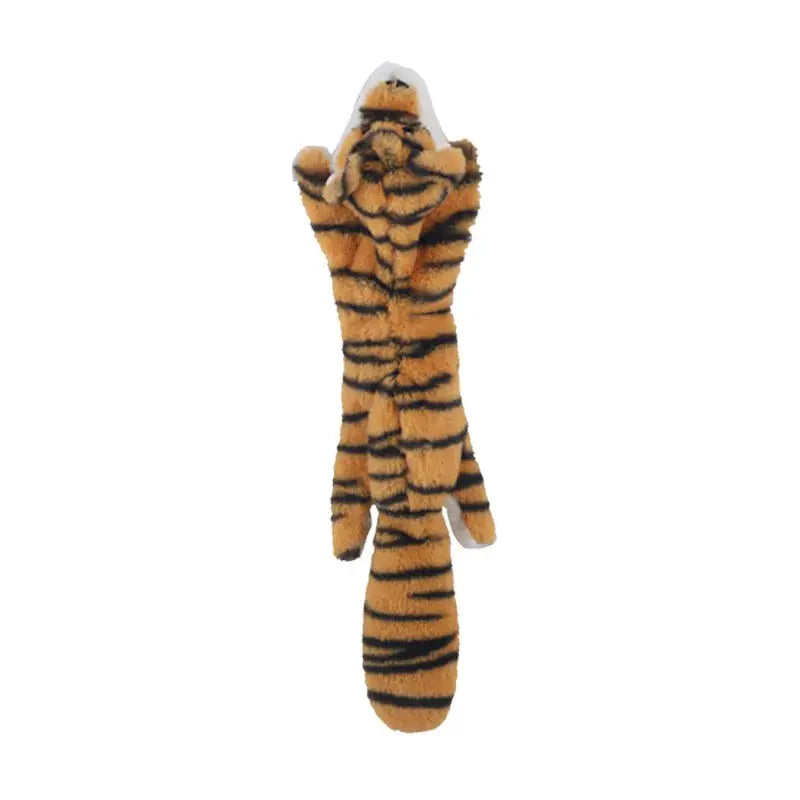 Interactive Plush Dinosaur Dog Toy for Small Dogs and Cats Durable Fleece Chew Toy