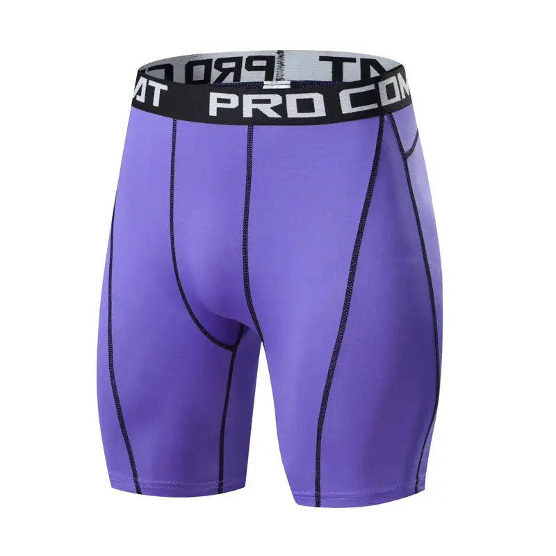 Mens Bodybuilding Compression Tights for Gym Workouts Elastic Skin Tight Leggings for Men