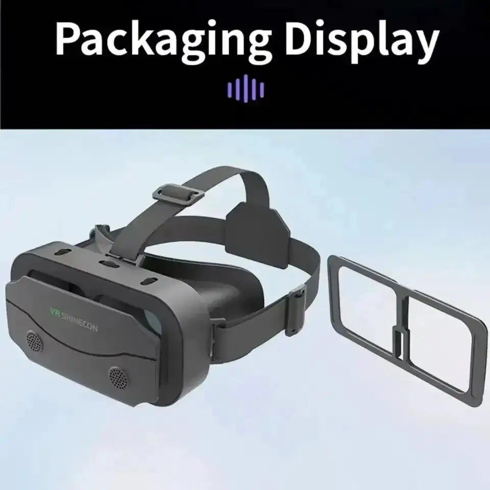 3D Virtual Reality VR Glasses Headset For Smartphones Mobile Phones Goggles Viewer Set With Lenses And Comfortable Fit