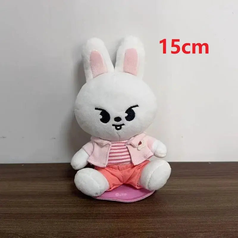 SKZOO Stray Kids Plush Keychain 12cm Doll Cloak Fashion Toy Fans Gift Official Collectible Item