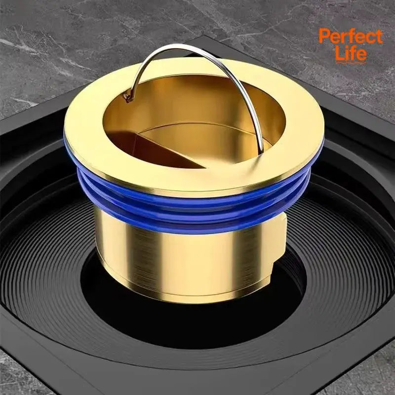 Toilet Shower Copper Floor Drain Core Anti Odor Insect Repellent Self Sealing Backflow Prevention Bathroom Accessory
