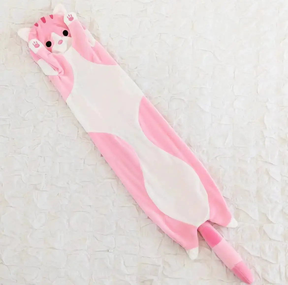Funny Joy Cute Soft Long Cat Plush Pillow 50 70 90 110 130 cm For Office Nap Bed Home Decor Gift For Kids Girls