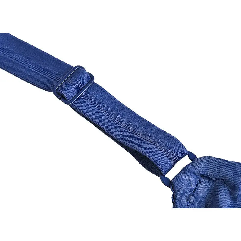 Bra strap blue from Simples Market with adjustable slider and lace cup detail