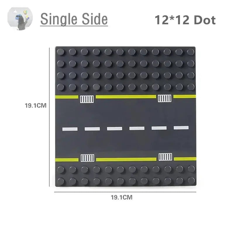 9 Sizes Big Building Plastic Blocks Base Plates Compatible With Large Bricks And Assembly Figures For Kids Toys