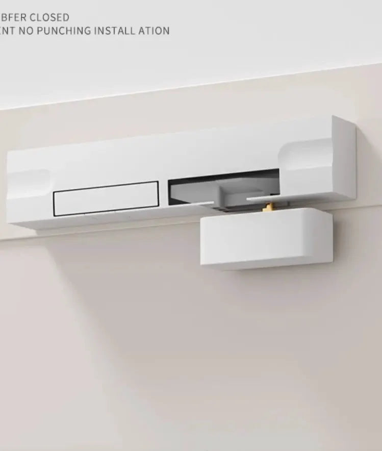 Door closer stopper, white automatic door closer with stopper for interior doors, home improvement