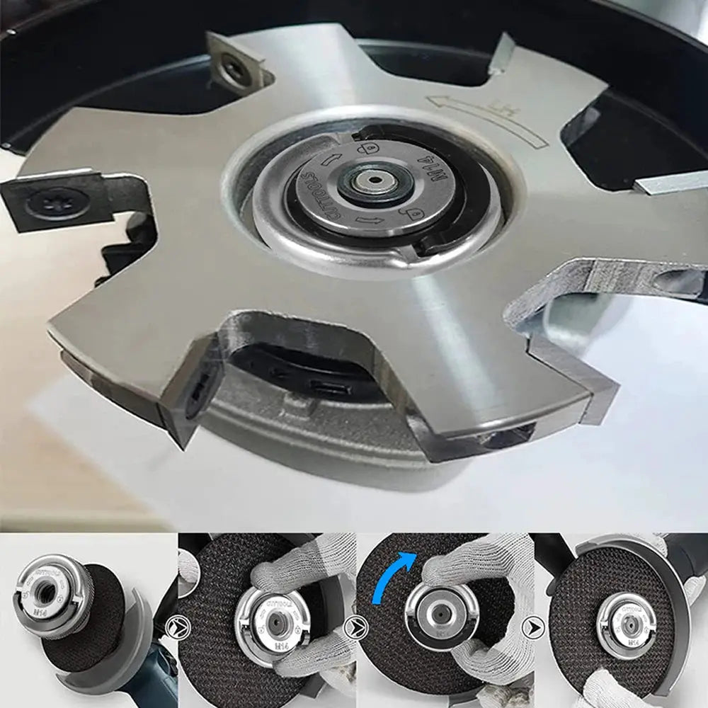 M14 Quick Release Locking Nut For Angle Grinder Flange Nut Replacement Durable Spindle Nut For Fast Disc Changes