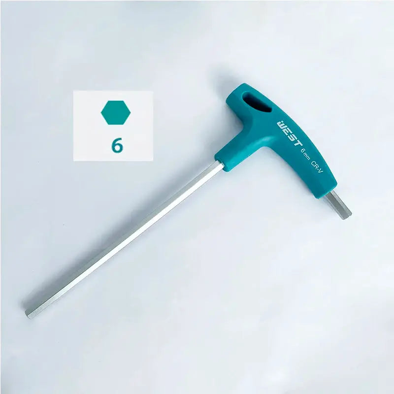 T Handle Hex Allen Key Set For Bike Repair Tools Ergonomic Grips 2mm 2.5mm 3mm 4mm 5mm 6mm 8mm