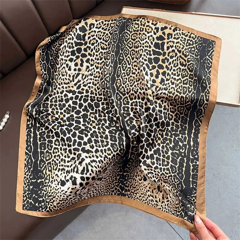 Luxe Silk Satin Square Scarf Silk Feel Finish Versatile Fashion Wrap For Shawl Hijab Neckerchief Hair Ribbon Headband