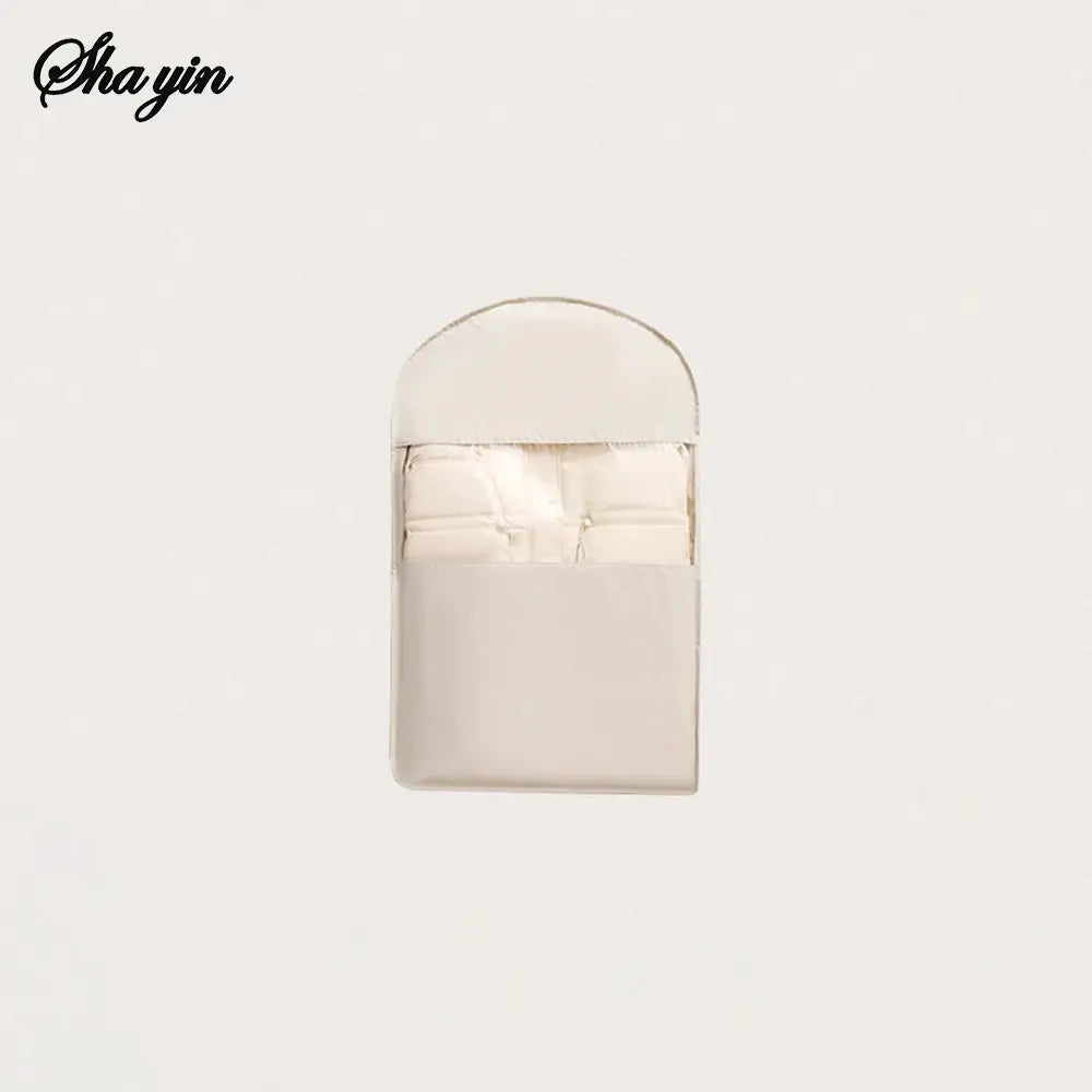 Visible Compression Hanging Bag For Down Jackets And Winter Gear Dust Cover Wardrobe Organizer For Household Storage