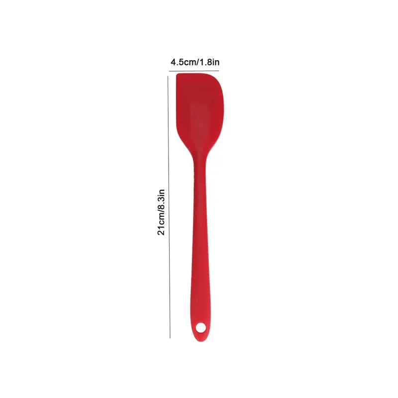 Silicone Cream Spatula Non Stick Heat Resistant Kitchen Baking Tool For Cakes And Desserts Flexible Cooking Utensil