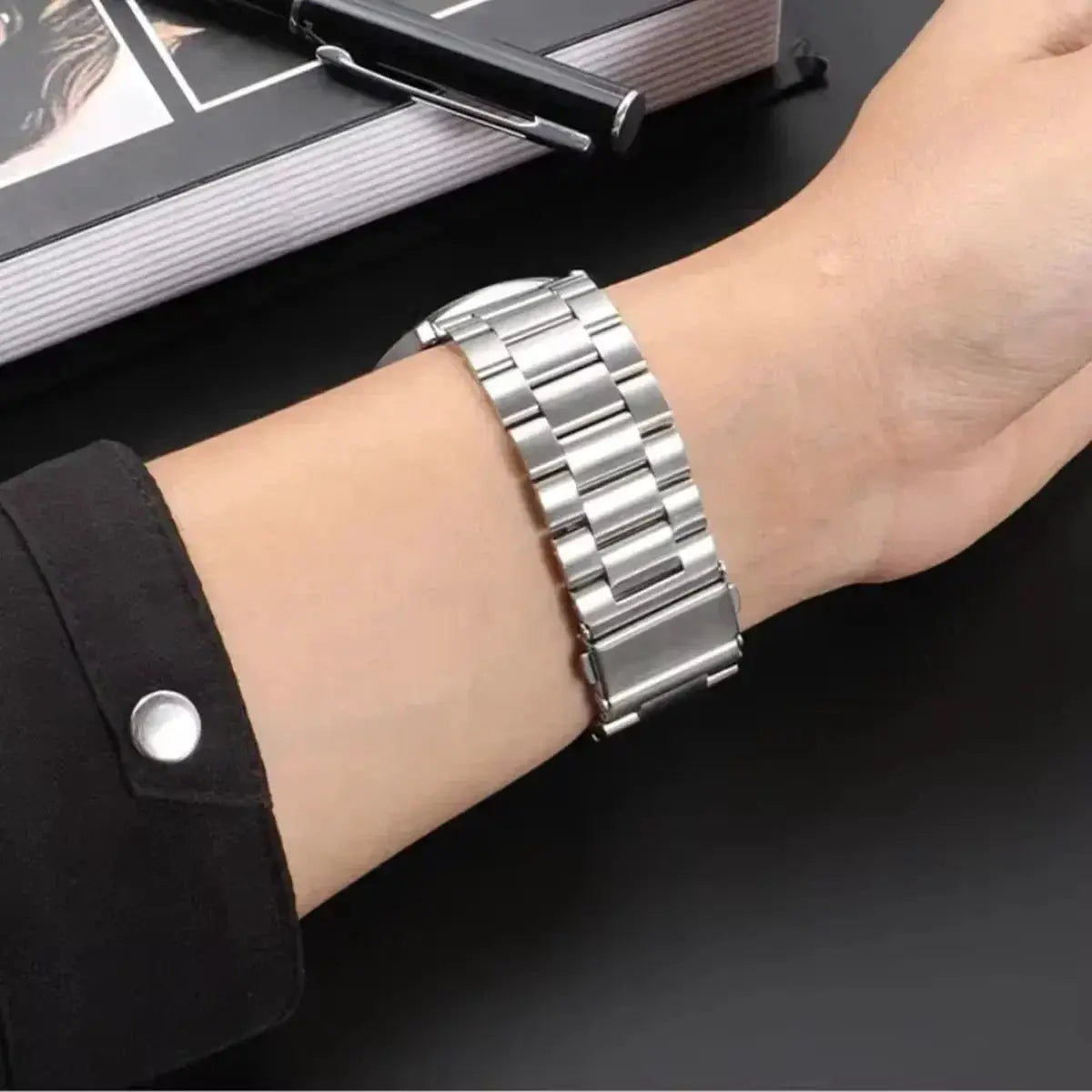 20mm Stainless Steel Metal Strap For Samsung Galaxy Watch 7 6 5 4 44mm 40mm Durable Bracelet Galaxy Watch 5 Pro 45mm/6 4 Classic
