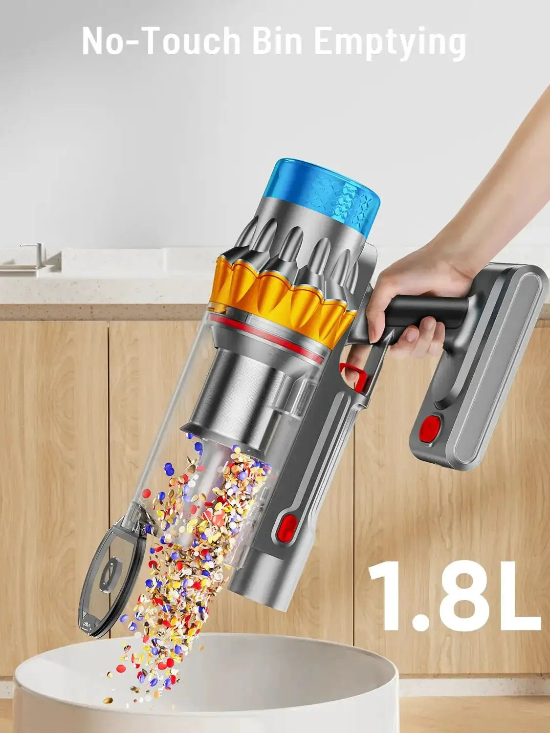 VAKERR X15 Pro 650W Cordless Vacuum Cleaner 70 Minutes Pet Hair