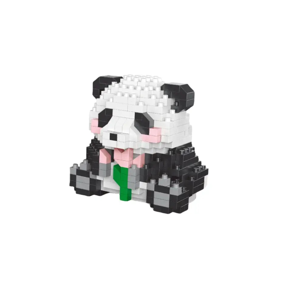 Panda Shaped Building Blocks Toy Set For Desktop Decoration Holiday Gift Panda Lovers Delight For Children And Adults