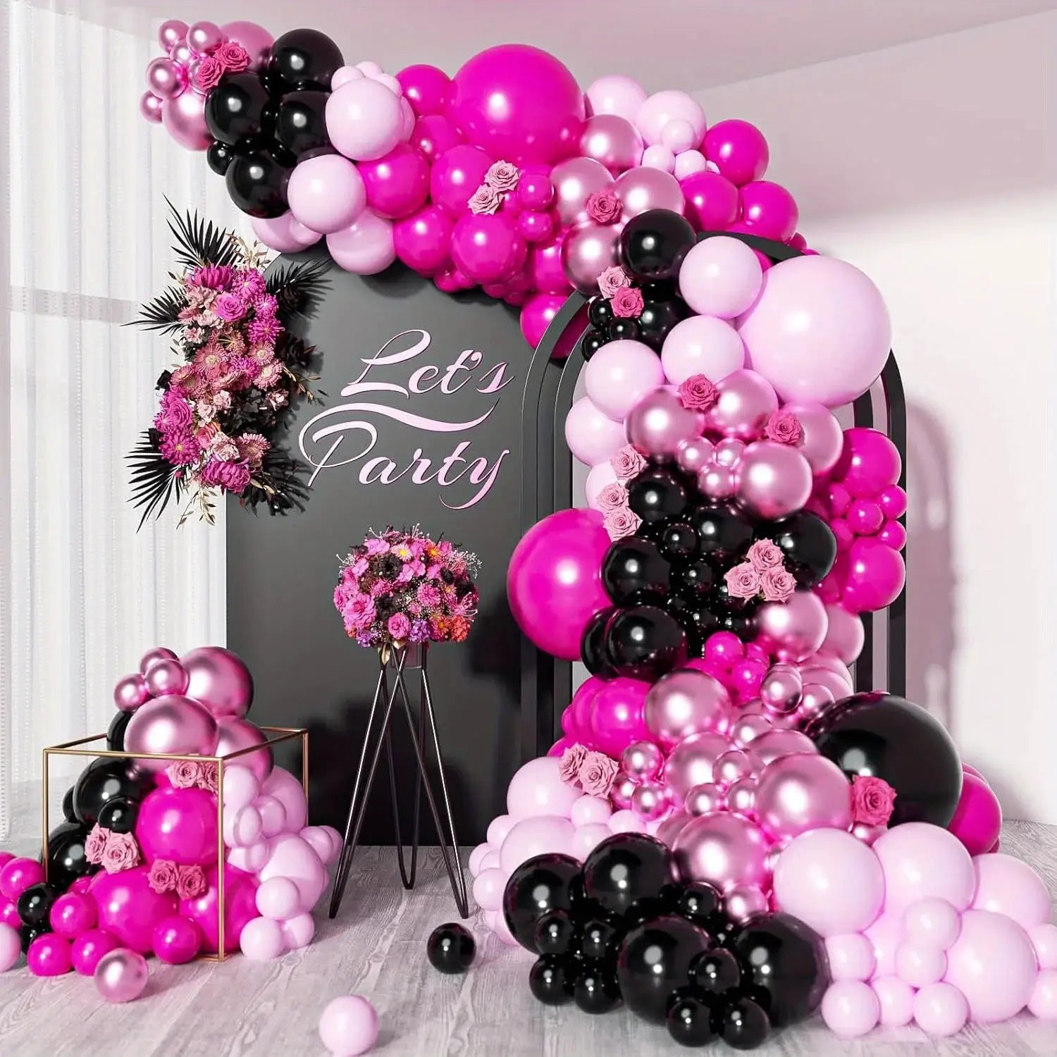 113 Piece Explosive Star Balloon Garland Arch Set For Wedding Birthday Anniversary Indoor Outdoor Decoration