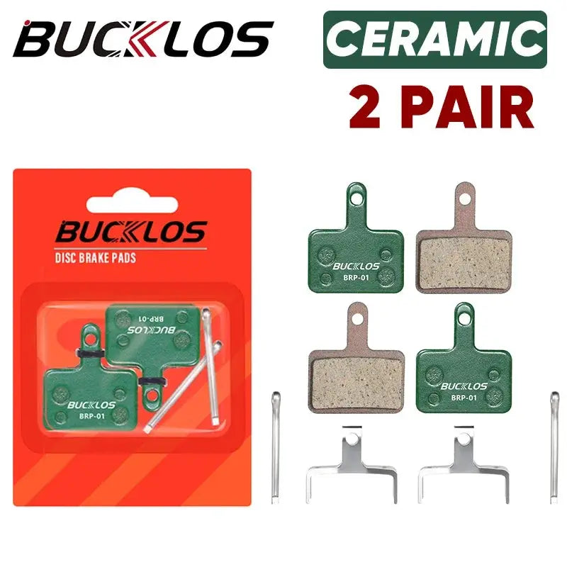 Bucklos Ceramic Hydraulic Disc Brake Pads for Shimano MT200 B01S B05S MTB Mountain Road Bike