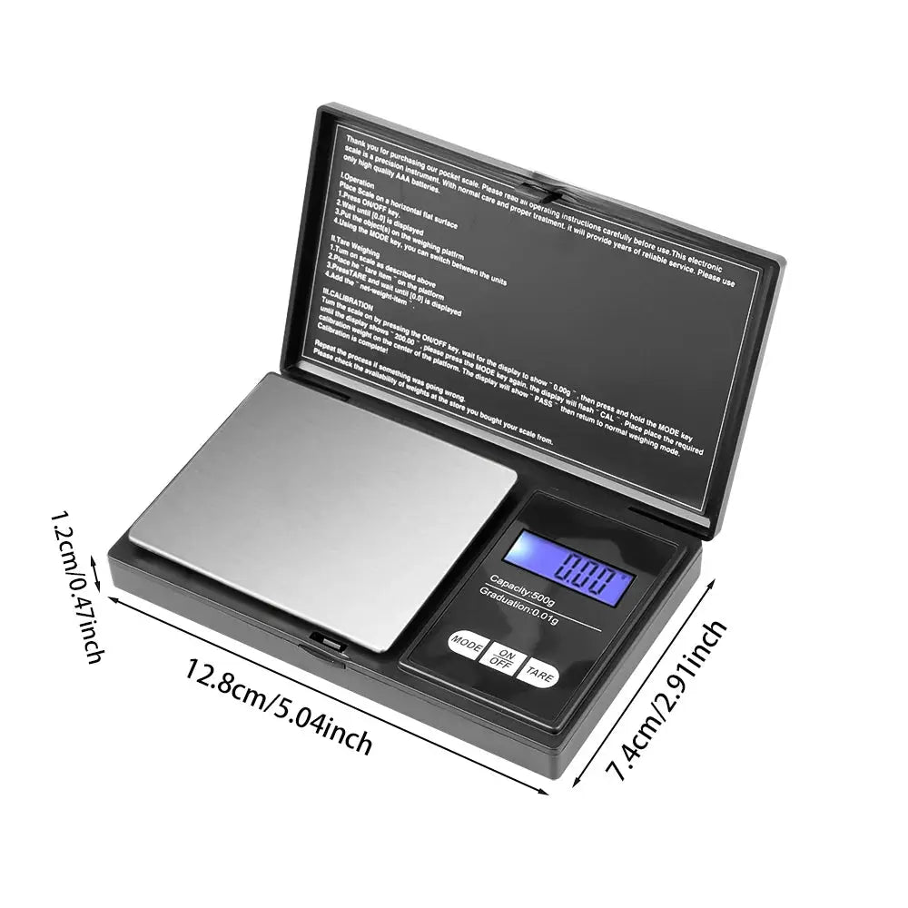 Etekcity Mini Jewelry Scale 0.01g Stainless Steel Pocket Digital Scale For Jewelry Gems Postage And Kitchen