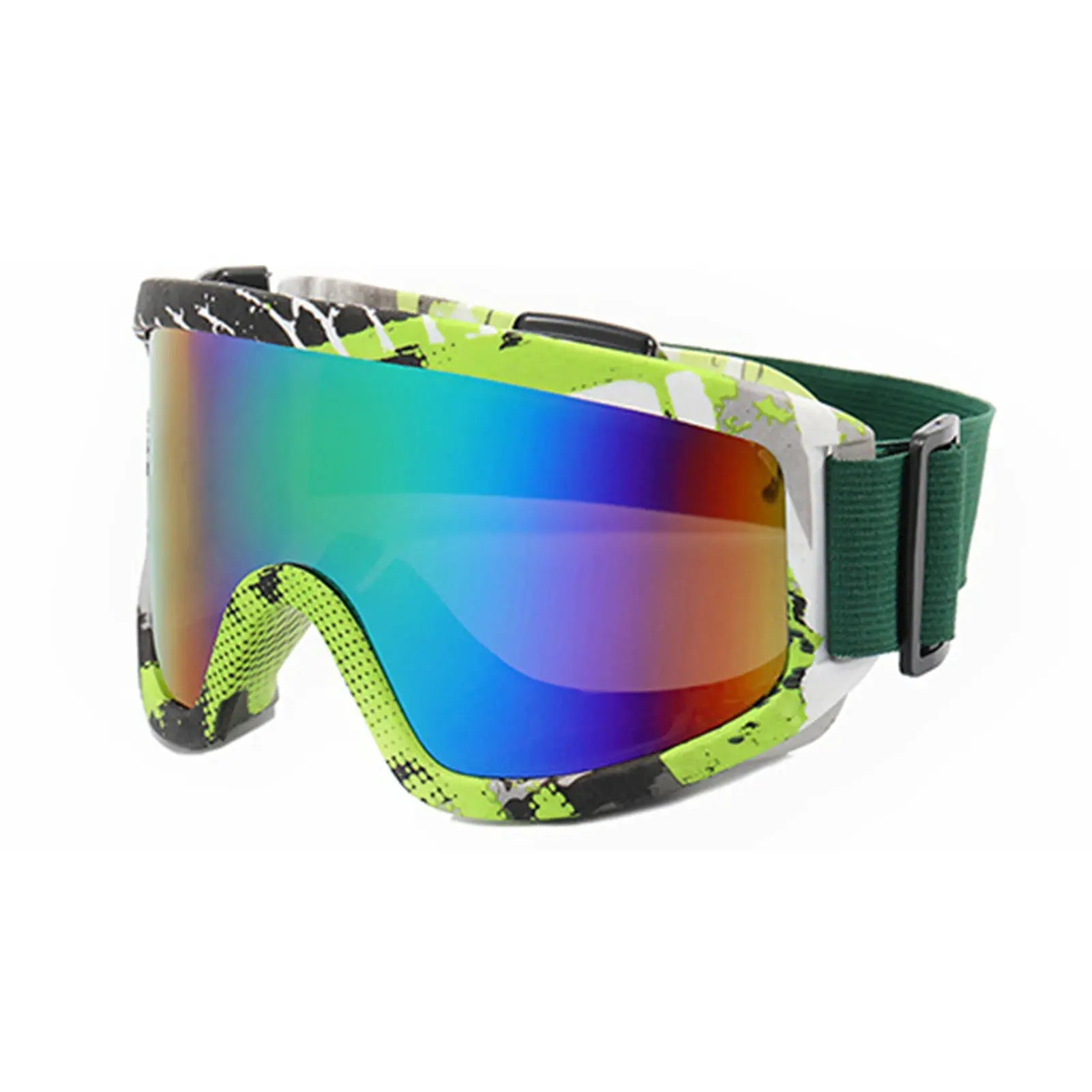 SummitVision Large Frame Ski Goggles Colorful Lens Anti Collision Anti Glare For Snowboarding And Skiing