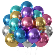 Metallic Balloons Set Gold Pink Blue Helium Latex For Wedding Birthday Party Baby Shower Decoration 20 Or 40 Pcs