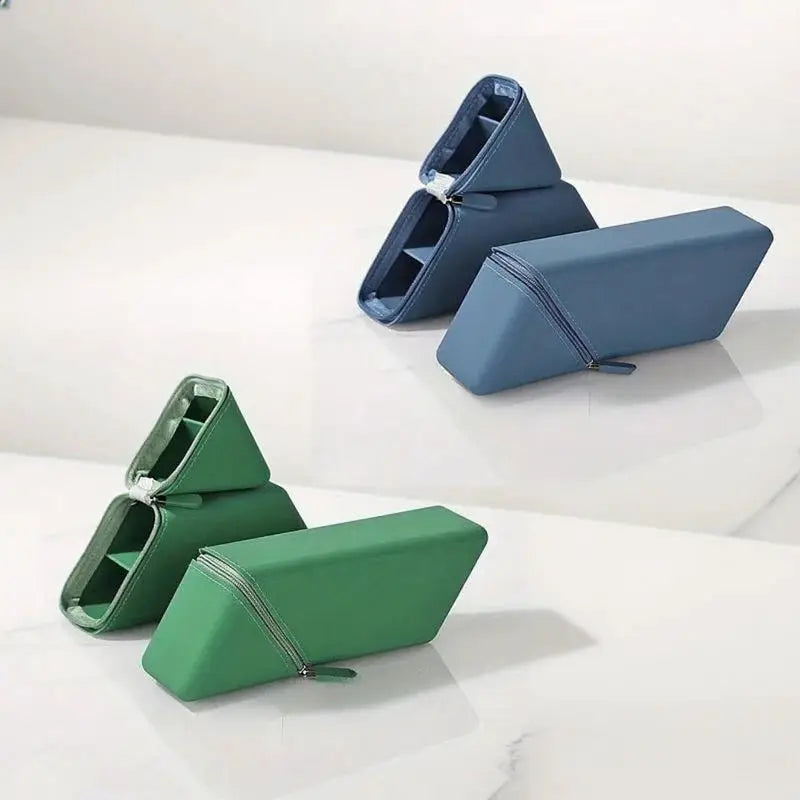 NovaFlex Stylish Silicone Pen Holder Foldable Desktop Organizer For Office And Study Space Saving Desk Accessory