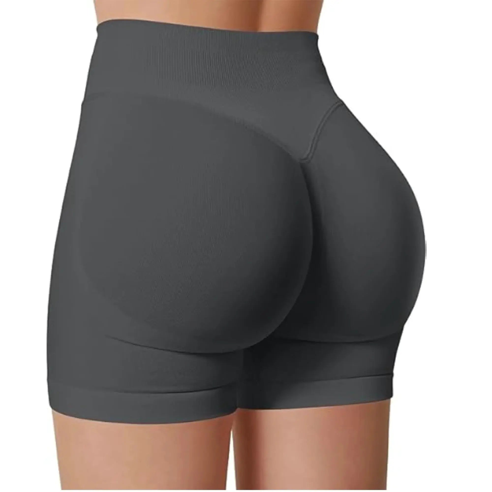 FlexiFit Summer High Waisted Yoga Shorts Snug Booty Lifting Seamless Knit Fit For Running And Yoga